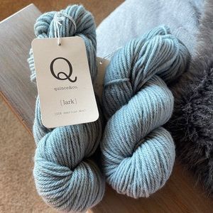 Yarn destash two full skeins Quince and co lark 100 wool